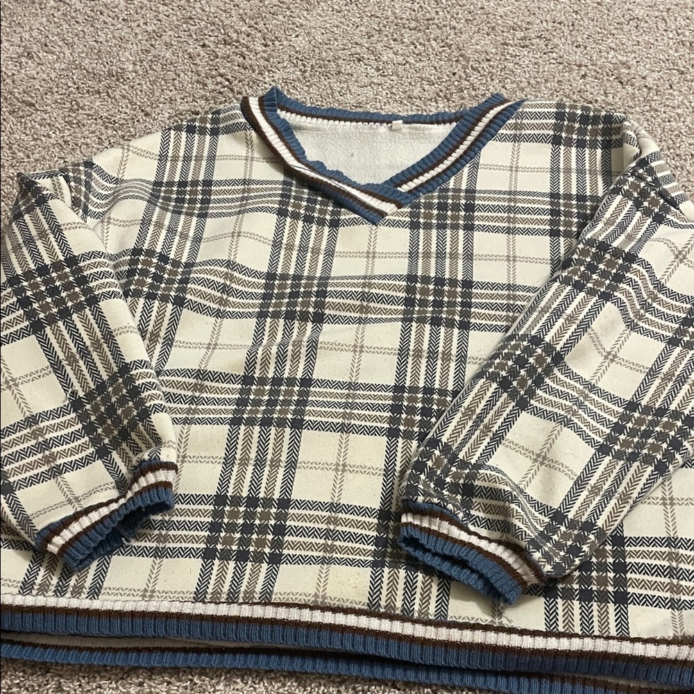 Plaid Sweater